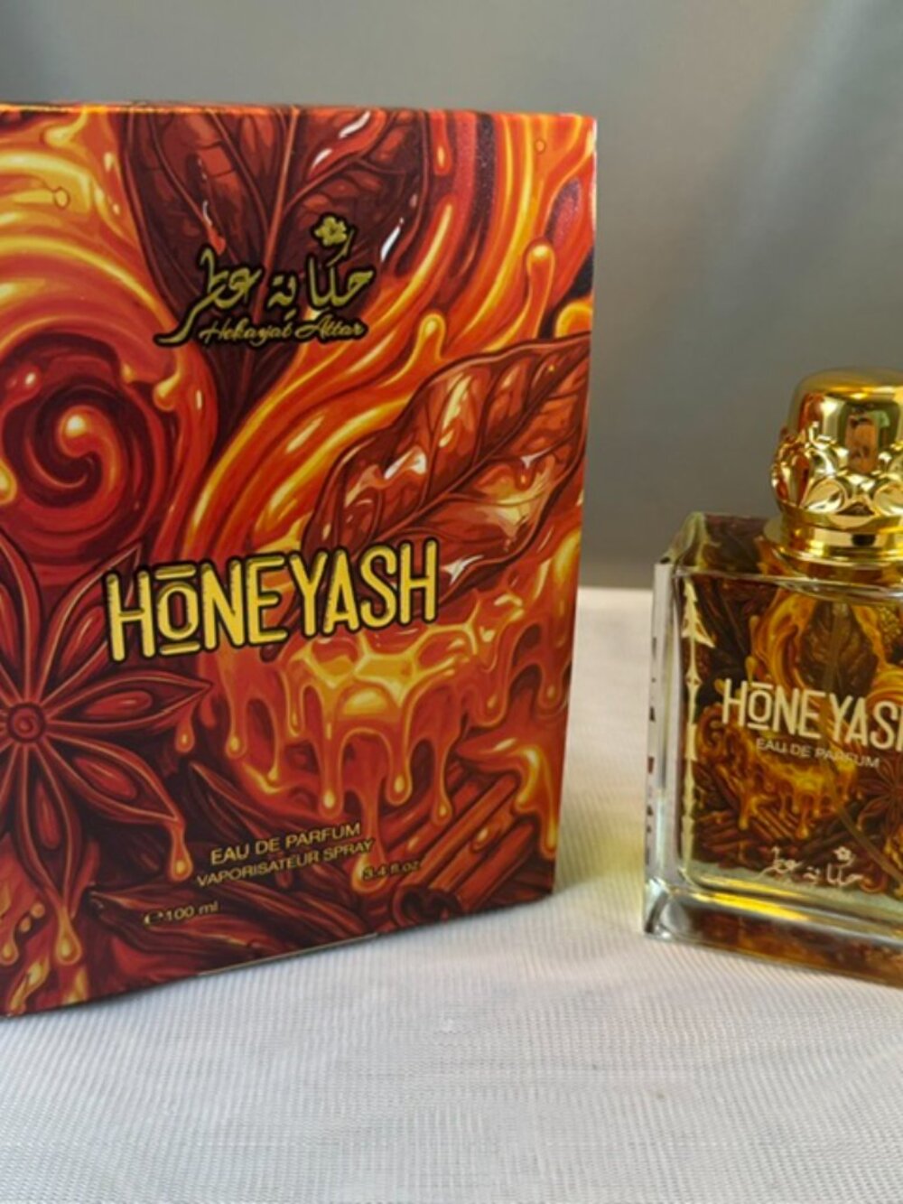 Hekayat Attar Honeyash Eau de Parfum Spray for Unisex 3.4oz New Opened Box $50